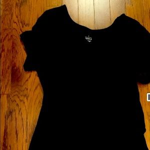 See through sleeves,black